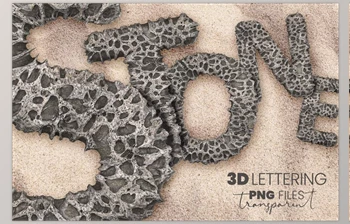 Download Porous Stone 3D <span class='badge badge-warning'>Letters</span>
