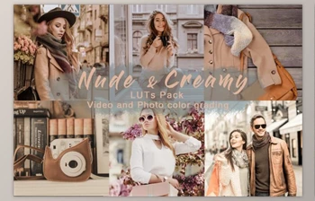 Download <span class='badge badge-warning'>Nude</span> & Creamy | LUTs Pack