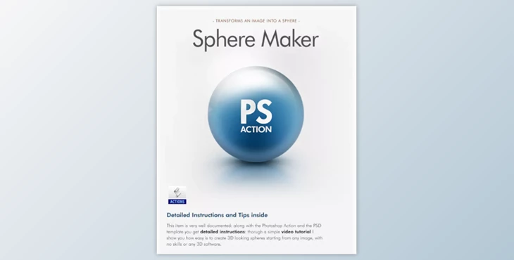 Download Sphere Maker Photoshop Action