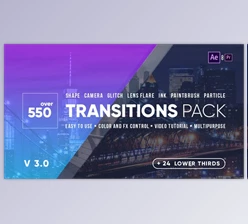 Download Transitions V3 (Videohive 21861548) - AE Project