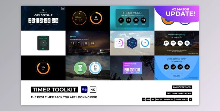 Download Countdown Timer Toolkit (Videohive 28672059) - AE Project