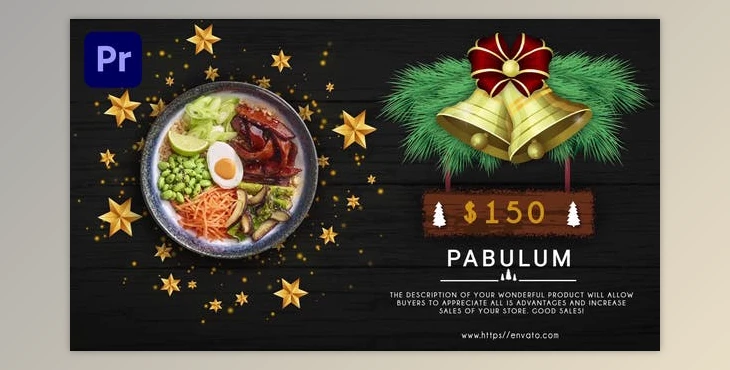 Download Merry Christmas Menu Restaurant Promo Mogrt (Videohive 34544328)
