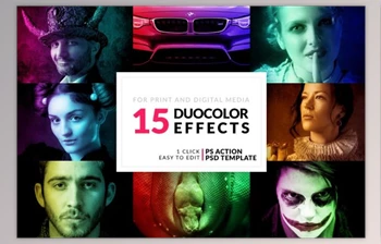 Download 15 Duo Color <span class='badge badge-warning'>Photoshop</span> <span class='badge badge-warning'>Actions</span>