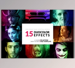 Download 15 Duo Color Photoshop Actions
