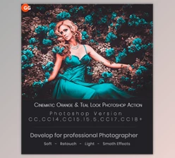 Download 10 Cinematic Orange & Teal Look Photoshop Action