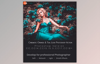 Download 10 <span class='badge badge-warning'>Cinematic</span> Orange & Teal Look Photoshop Action