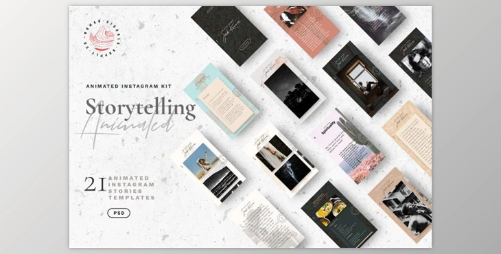 Download Storytelling Animated Stories Kit (PSD, JPG, PNG, PDF)