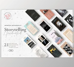 Download Storytelling Animated Stories Kit (PSD, JPG, PNG, PDF)