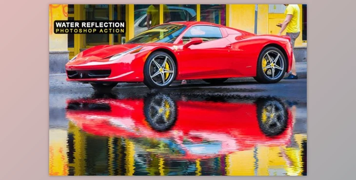 Download Water Reflection Photoshop Action (ATN, PSD, PDF)