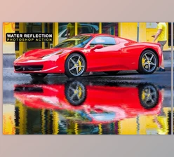 Download Water Reflection Photoshop Action (ATN, PSD, PDF)