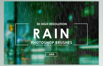Download 50 Rain <span class='badge badge-warning'>Photoshop</span> <span class='badge badge-warning'>Brushes</span> CreativeMarket-3070624 (ABR)