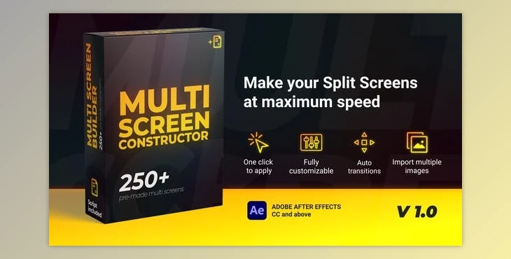 Download Multi Screen Constructor (Videohive 33519723) - AE Project