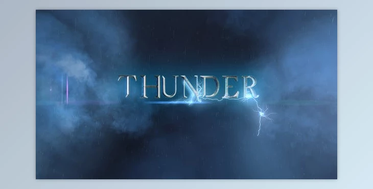 Download Cinematic Thunder Opener (Videohive 33911001) - AE Project