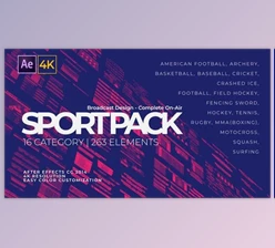 Download Sport Pack - Broadcast Design (Videohive 27680791) - AE Project