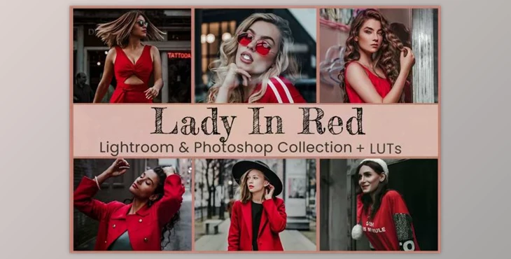 Download Lady In Red Lightroom Photoshop LUTs 6633132