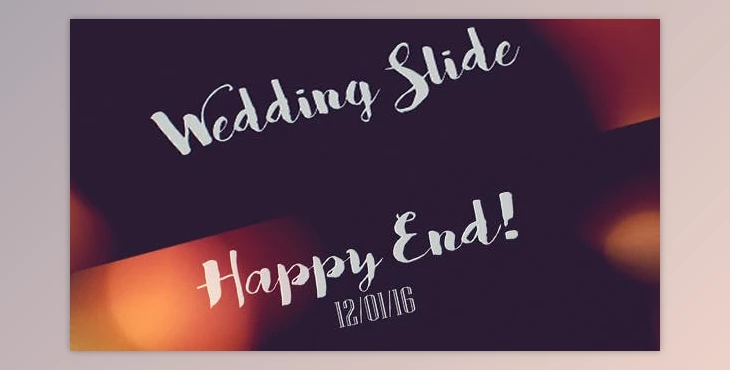 Download Wedding Slide (Videohive 14499075) - AE Project