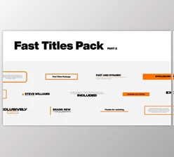 Download Fast Titles Pt. 2 for Premiere (Videohive 34613552)