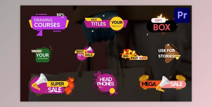 Download Sale Titles | Premiere Pro MOGRT (Videohive 34624431)