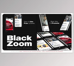 Download Black Zoom Application Promo (Videohive 34766228) - AE Project