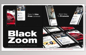 Download <span class='badge badge-warning'>Black</span> Zoom Application Promo (Videohive 34766228) - AE Project