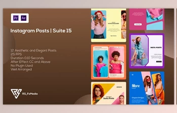 Download Instagram Posts | Colorful Minimal | Suite 15 | <span class='badge badge-warning'>MOGRT</span> (<span class='badge badge-warning'>Videohive</span> 34663203)