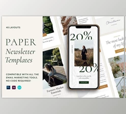 Download Paper Newsletter Templates CreativeMarket 4540366