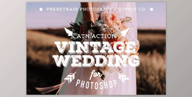 Download Vintage Wedding Photoshop Action