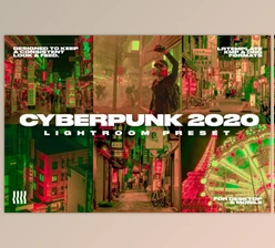 Download CYBERPUNK 2020 FILM LIGHTROOM PRESET (Mob, Desk)