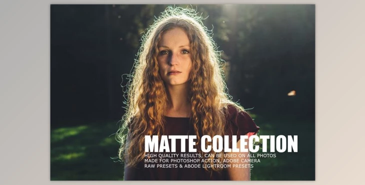Download 10 Matte Tone PS Action & Camera RAW