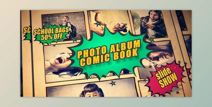 Download Photo Album Comic Book (Videohive 7985722) - AE Project