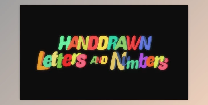 Download Hand Drawn Letters and Numbers (Videohive 20541769) - AE Project