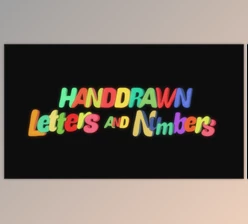 Download Hand Drawn Letters and Numbers (Videohive 20541769) - AE Project