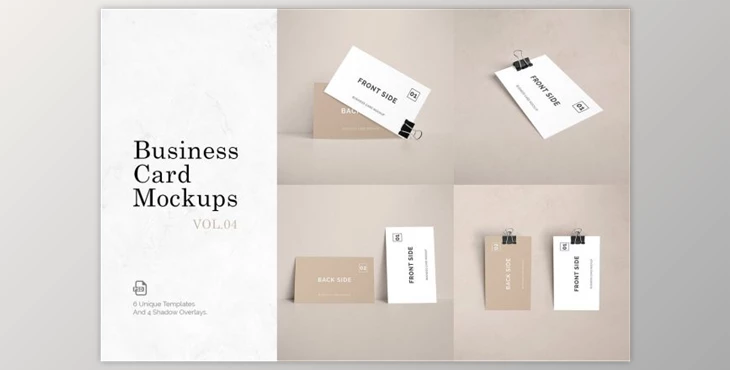 Download Business Card Mockups Vol.4 CreativeMarket 5038403
