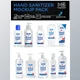 Download Hand Sanitizer Bottle Mockup Pack (PSD)