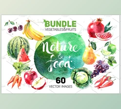 Download Watercolor Vector Bundle CreativeMarket-1201513 (EPS, JPG)