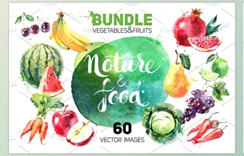 Download Watercolor Vector Bundle CreativeMarket-1201513 (EPS, <span class='badge badge-warning'>JPG</span>)