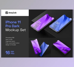 Download Dark iPhone 11 Pro Dark Mockup CreativeMarket 5212746