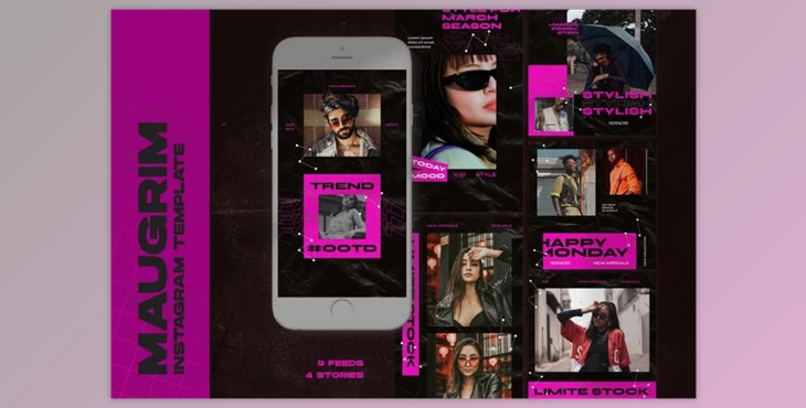 Download Maugrim Instagram Templates (PSD)