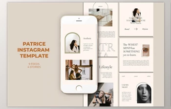 Download Patrice Instagram <span class='badge badge-warning'>Templates</span> (PSD)