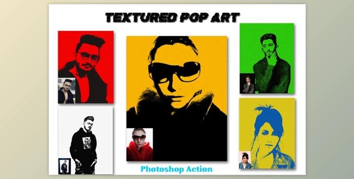 Download Textured Pop Art Photoshop Action