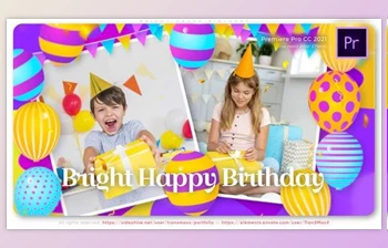 Download Bright <span class='badge badge-warning'>Happy</span> Birthday (Videohive 34615131)