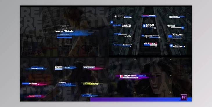 Download Modern Stripes Lower Thirds (Videohive 34522767)