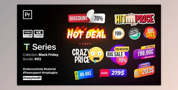 Download Discount Elements | Pr Template (Videohive 34692358)