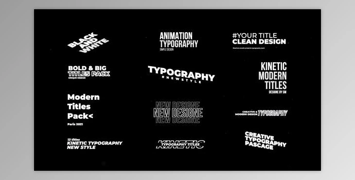 Download Typography Titles 2.0 | Premiere Pro (Videohive 34485590)