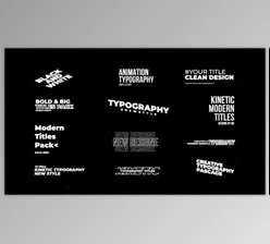 Download Typography Titles 2.0 | Premiere Pro (Videohive 34485590)