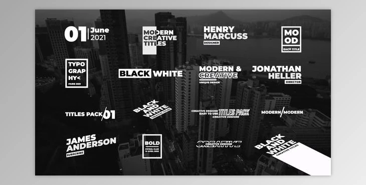 Download Modern Titles | Premiere Pro (Videohive 34514470)