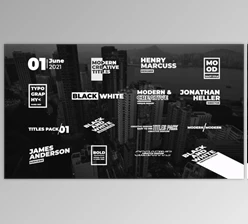 Download Modern Titles | Premiere Pro (Videohive 34514470)