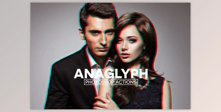 Download Anaglyph 3D Photoshop Actions