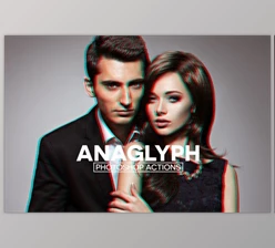 Download Anaglyph 3D Photoshop Actions