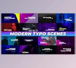 Download Modern Typo Scenes (Videohive 34095296) - PR Project